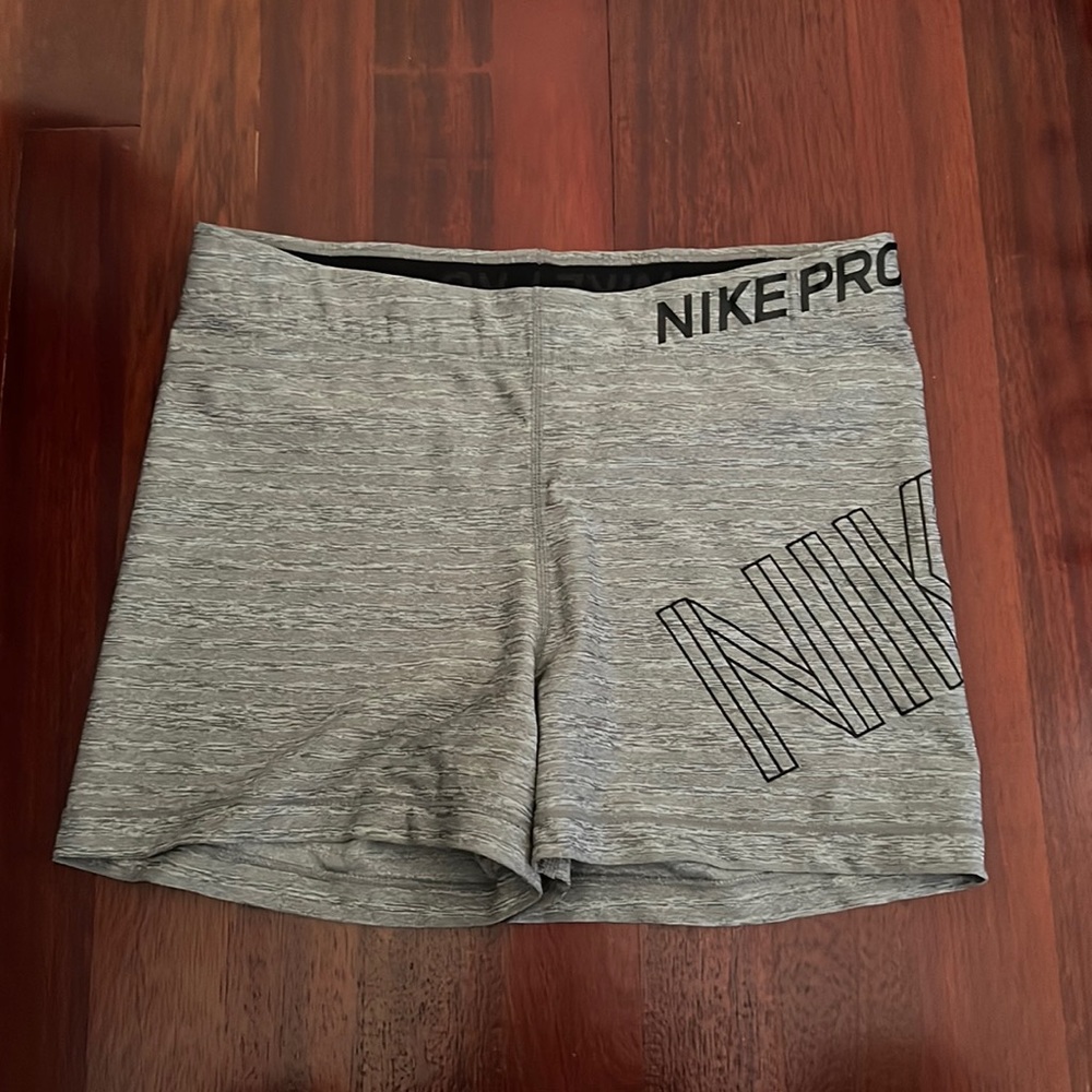 Nike Pro Dri-Fit Gray Biker shorts